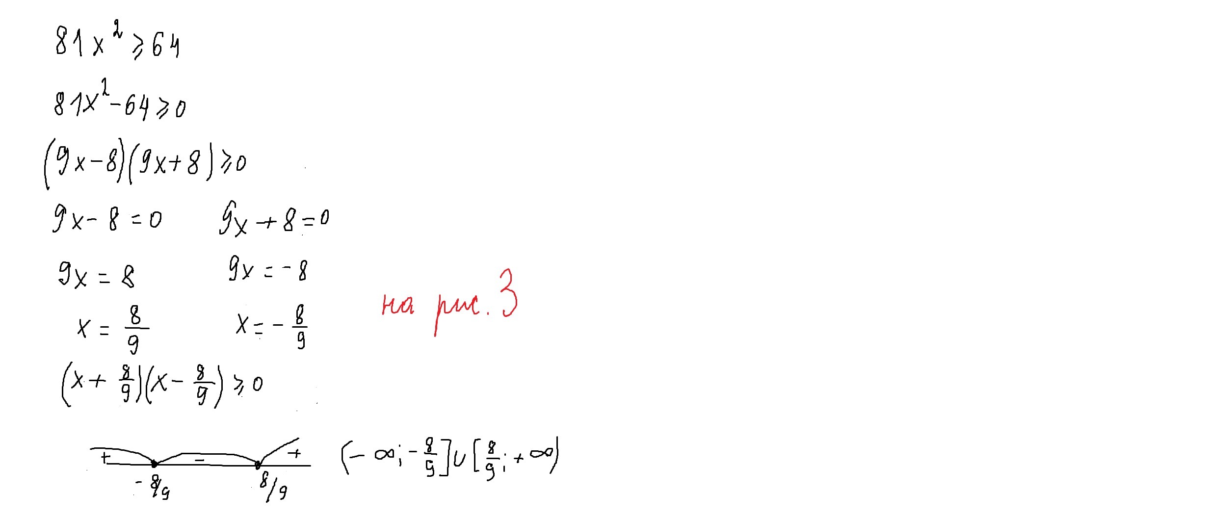 Х2>81. Х2-81 0. 2x в квадрате +7x-9 0. Х4-82х2+81=0. (1/9)x=1.