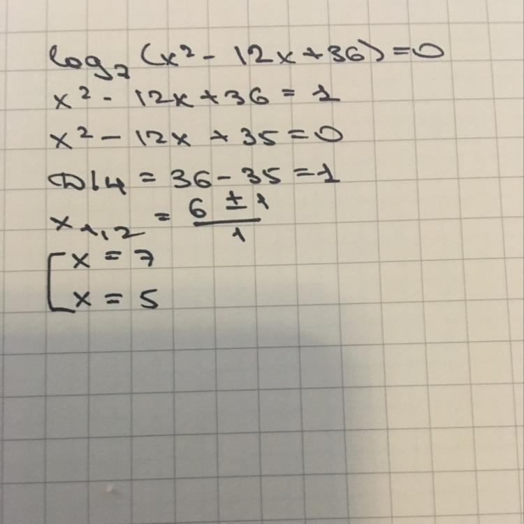 7 log12 x 2 13x 42. Log7 x 2 -9 log7 9-2x 1.