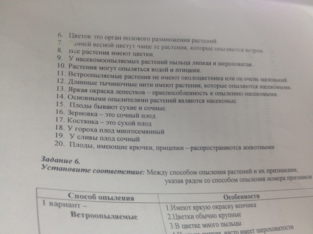 Выпишите номера правильных утвержденийС 6 начинайте?